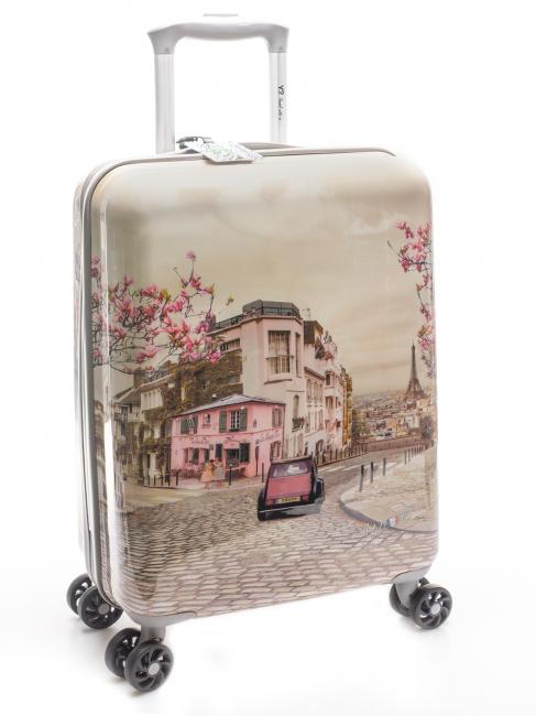 PRINT CASE Chariot &agrave; bagages &agrave; main paris charleston - Valises cabine