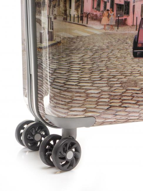 PRINT CASE Chariot &agrave; bagages &agrave; main paris charleston - Valises cabine
