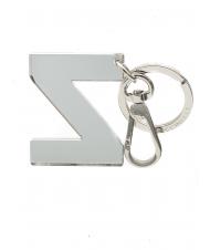 COCCINELLE LETTERA Z Porte-cl&eacute;s en plexiglas et m&eacute;tal ARGENT - Porte-cl&eacute;s - 2