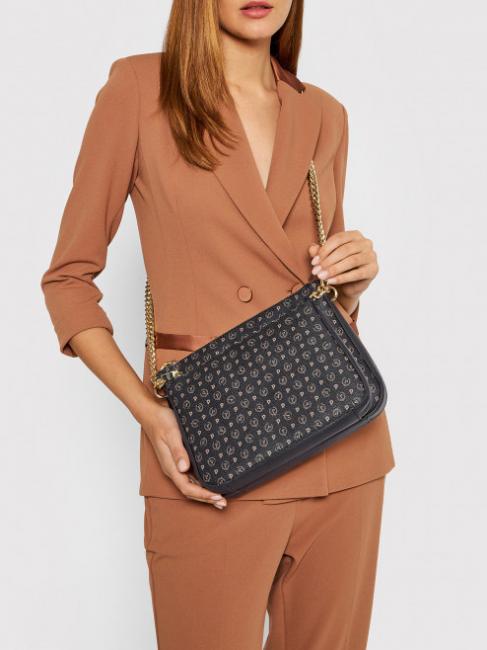 HERITAGE  sac bandouli&egrave;re cha&icirc;ne Noir - Sacs pour Femme