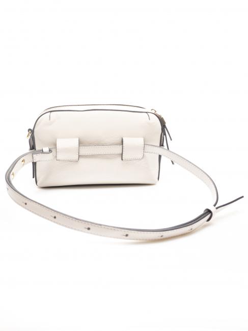 CAMPIONARIO -  CIRCLE Sac ceinture en cuir Noir - Sacs banane