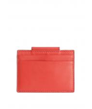 PIQUADRO URBAN Porte-cartes de cr&eacute;dit en cuir ROUGE - Portefeuilles Homme - 2