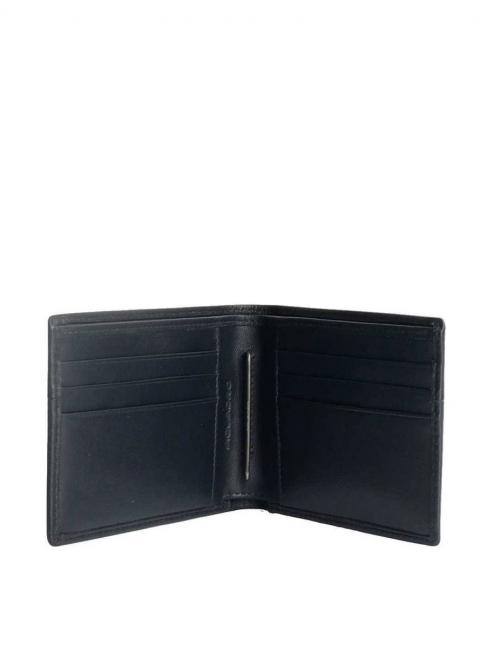 URBAN Portefeuille horizontal en cuir bleu - Portefeuilles Homme