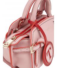 TRUSSARDI GITA Bicolor Micro sac &agrave; main avec bandouli&egrave;re bonbon rose / rouge - Sacs pour Femme - 4