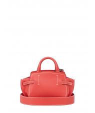 TRUSSARDI GITA Bicolor Micro sac &agrave; main avec bandouli&egrave;re corail / bordeaux - Sacs pour Femme - 2
