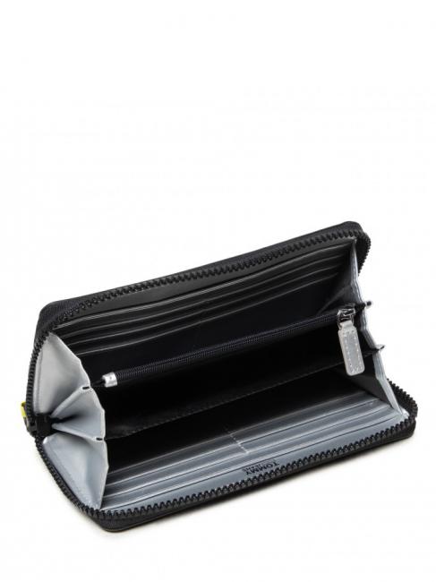 TJW Grand portefeuille zipp&eacute; le noir - Portefeuilles Femme