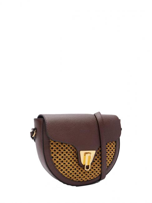 BEAT Paglia Mini sac port&eacute; &eacute;paule chocolat/caramel - Sacs pour Femme