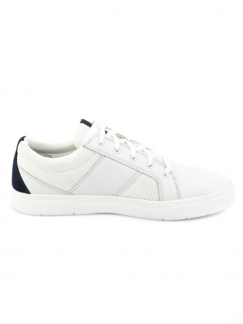 DAVIS SQUARE Baskets en tissu recycl&eacute; blanc - Chaussures Homme