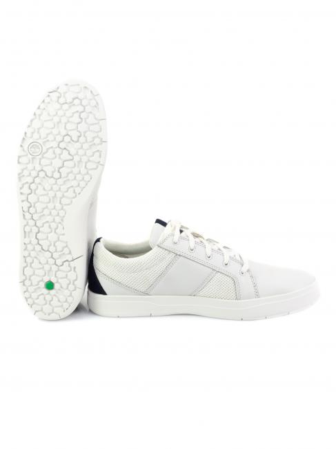 DAVIS SQUARE Baskets en tissu recycl&eacute; blanc - Chaussures Homme