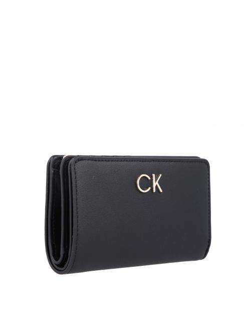 RE-LOCK FRENCH Portefeuille moyen cknoir - Portefeuilles Femme