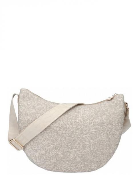 BORBONAIS LUNA Sac à bandoulière en tissu jet op sable - Sacs pour Femme