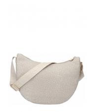BORBONESE BORBONAIS LUNA Sac à bandoulière en tissu jet op sable - Sacs pour Femme - 2