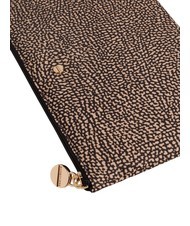 BORBONESE CLASSICA Pochette à main OP / NATUREL / NOIR - Pochettes & Trousses - 3