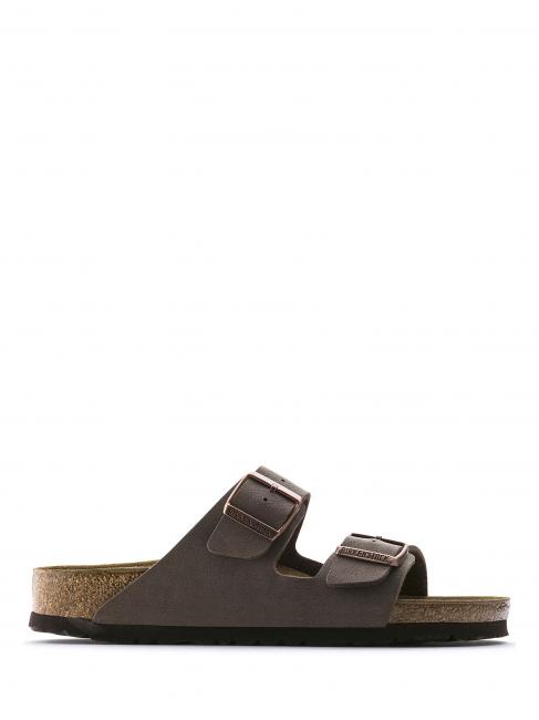 ARIZONA BIRKO-FLOR NUBUK Sandale pantoufle mocca - Chaussures unisexe