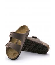 BIRKENSTOCK ARIZONA BIRKO-FLOR NUBUK Sandale pantoufle mocca - Chaussures unisexe - 5