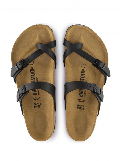 MAYARI BIRKO-FLOR Sandale pantoufle à tongs noir - Chaussures unisexe