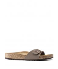 BIRKENSTOCK MADRID BIRKIBUC Sandale pantoufle mocca - Chaussures unisexe - 2