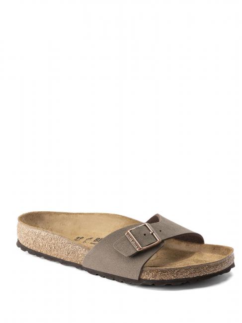 MADRID BIRKIBUC Sandale pantoufle mocca - Chaussures unisexe