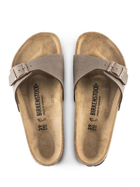 MADRID BIRKIBUC Sandale pantoufle mocca - Chaussures unisexe