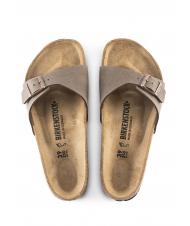 BIRKENSTOCK MADRID BIRKIBUC Sandale pantoufle mocca - Chaussures unisexe - 4