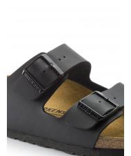 BIRKENSTOCK ARIZONA BIRKO-FLOR Sandale pantoufle noir - Chaussures unisexe - 6