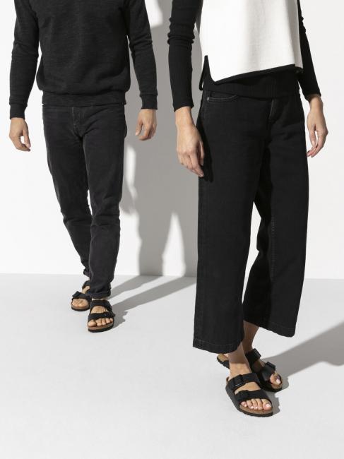 ARIZONA BIRKO-FLOR Sandale pantoufle noir - Chaussures unisexe