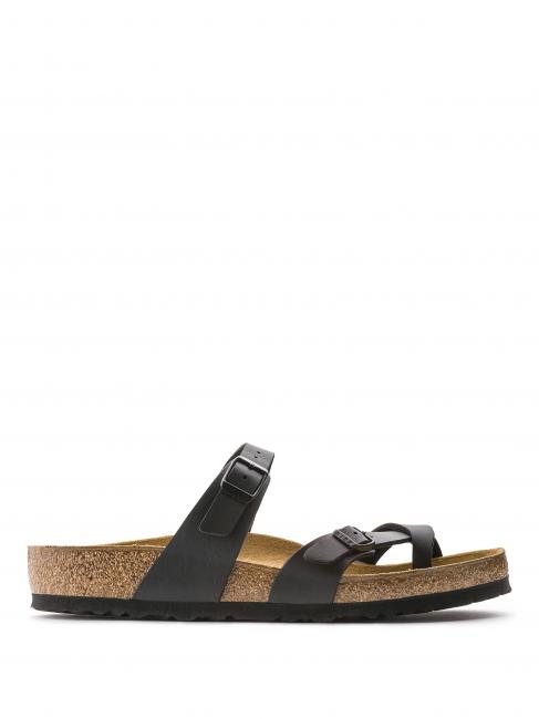 MAYARI BIRKO-FLOR Sandale pantoufle &agrave; tongs noir - Chaussures unisexe