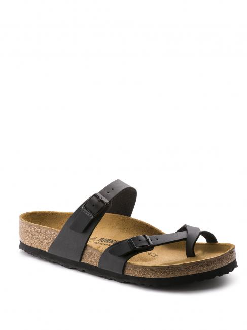 MAYARI BIRKO-FLOR Sandale pantoufle &agrave; tongs noir - Chaussures unisexe