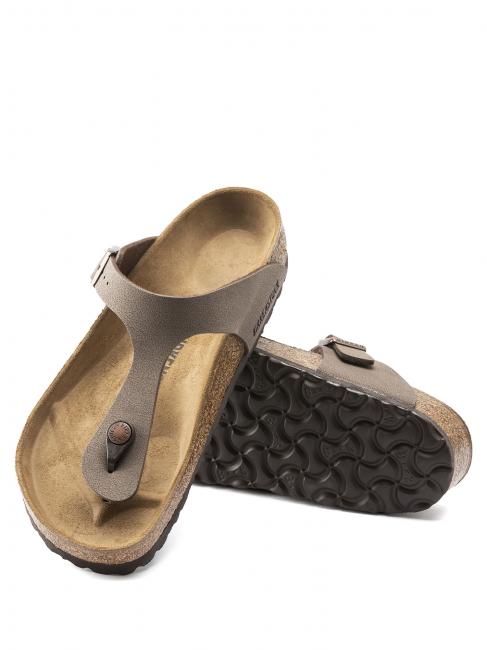 GIZEH BIRKO-FLOR  Sandale tong mocca - Chaussures unisexe