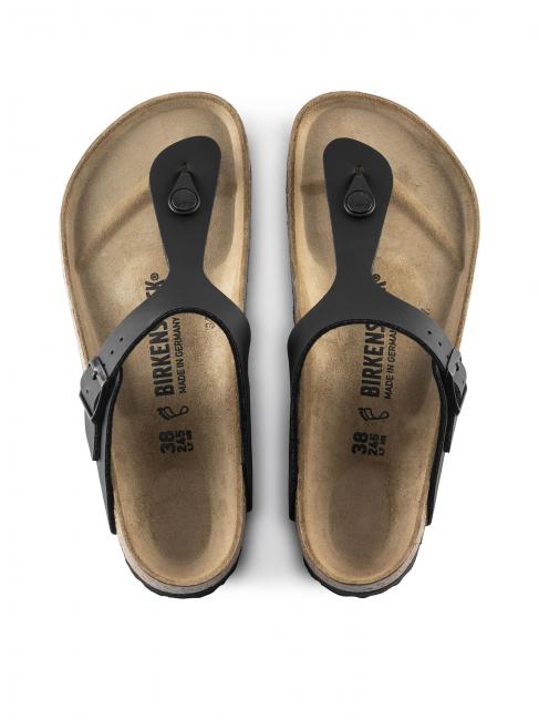 GIZEH BIRKO-FLOR Sandale tong noir - Chaussures unisexe