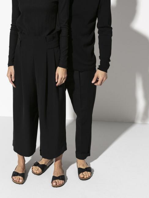 MADRID BIRKO FLOR Sandale pantoufle noir - Chaussures unisexe