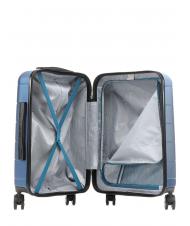 DELSEY COMETE + Chariot &agrave; bagages &agrave; main Spinner glace bleue - Valises cabine - 2
