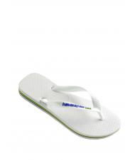 HAVAIANAS BRASIL LOGO Les tongs pour hommes blanc - Chaussures unisexe - 2