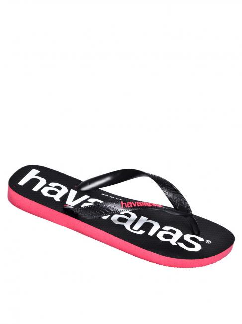 TOP LOGOMANIA 2 Tongs ROUGE RUBIS - Chaussures Femme