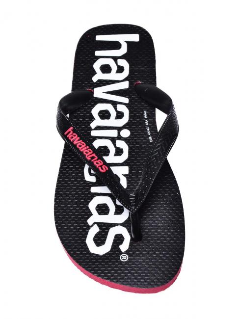 TOP LOGOMANIA 2 Tongs ROUGE RUBIS - Chaussures Femme