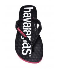 HAVAIANAS TOP LOGOMANIA 2 Tongs ROUGE RUBIS - Chaussures Femme - 3