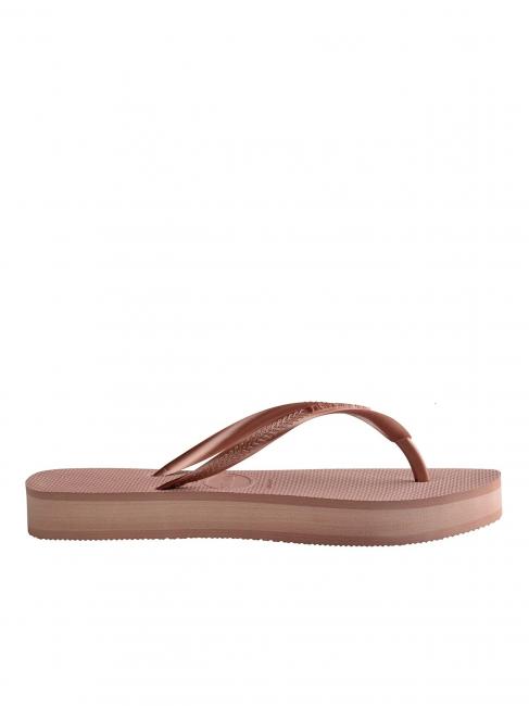 SLIM FLATFORM Tongs SLIM FLATFORM pour femmes CROCUS / ROSE - Chaussures Femme