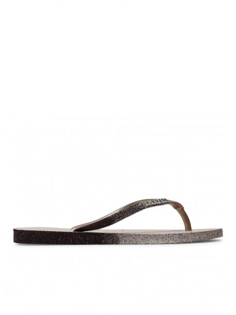 SLIM SPARKLE II Tongs SAND / GREY - Chaussures Femme