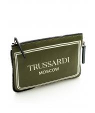 TRUSSARDI CITY POCKET Pochette à main vert de Moscou - Sacs pour Femme - 2