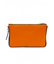 TRUSSARDI CITY POCKET Pochette à main orange de Moscou - Sacs pour Femme - 4