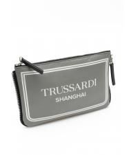 TRUSSARDI CITY POCKET Pochette à main gris shanghai - Sacs pour Femme - 3