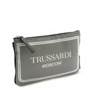 TRUSSARDI CITY POCKET Pochette à main gris de Moscou - Sacs pour Femme - 2