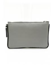 TRUSSARDI CITY POCKET Pochette à main gris de Moscou - Sacs pour Femme - 3