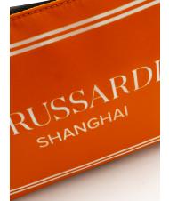 TRUSSARDI CITY POCKET Pochette à main orange de shanghai - Sacs pour Femme - 4