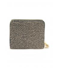 BORBONESE CLASSICA  Portefeuille moyen zippé OP / NATUREL / NOIR - Sacs de voyage - 3