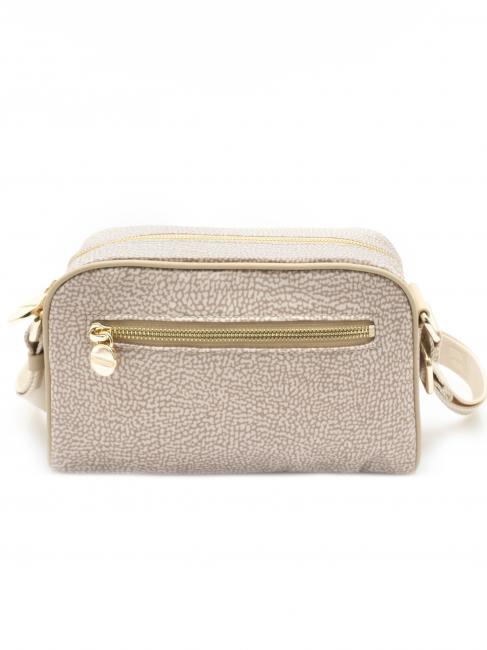 BORBONAIS Mini sac &agrave; bandouli&egrave;re, en tissu sable - Sacs pour Femme