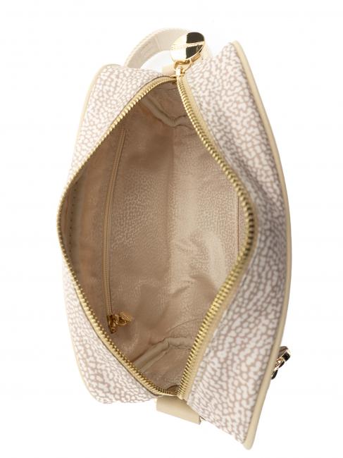 BORBONAIS Mini sac &agrave; bandouli&egrave;re, en tissu sable - Sacs pour Femme