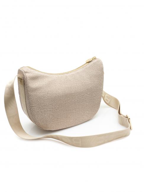 BORBONAIS Sac Hobo LUNA, petit sable - Sacs pour Femme