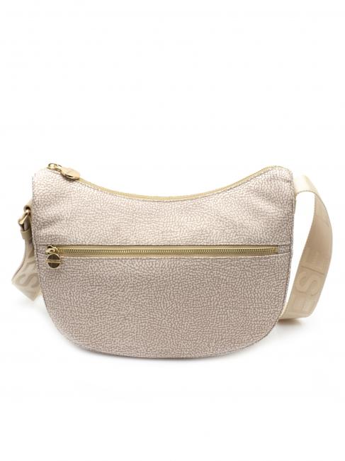 BORBONAIS Sac Hobo LUNA, petit sable - Sacs pour Femme