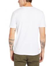 TIMBERLAND SS 3D EMBOSSED T-shirt &agrave; logo emboss&eacute; blanc - T-shirt - 2